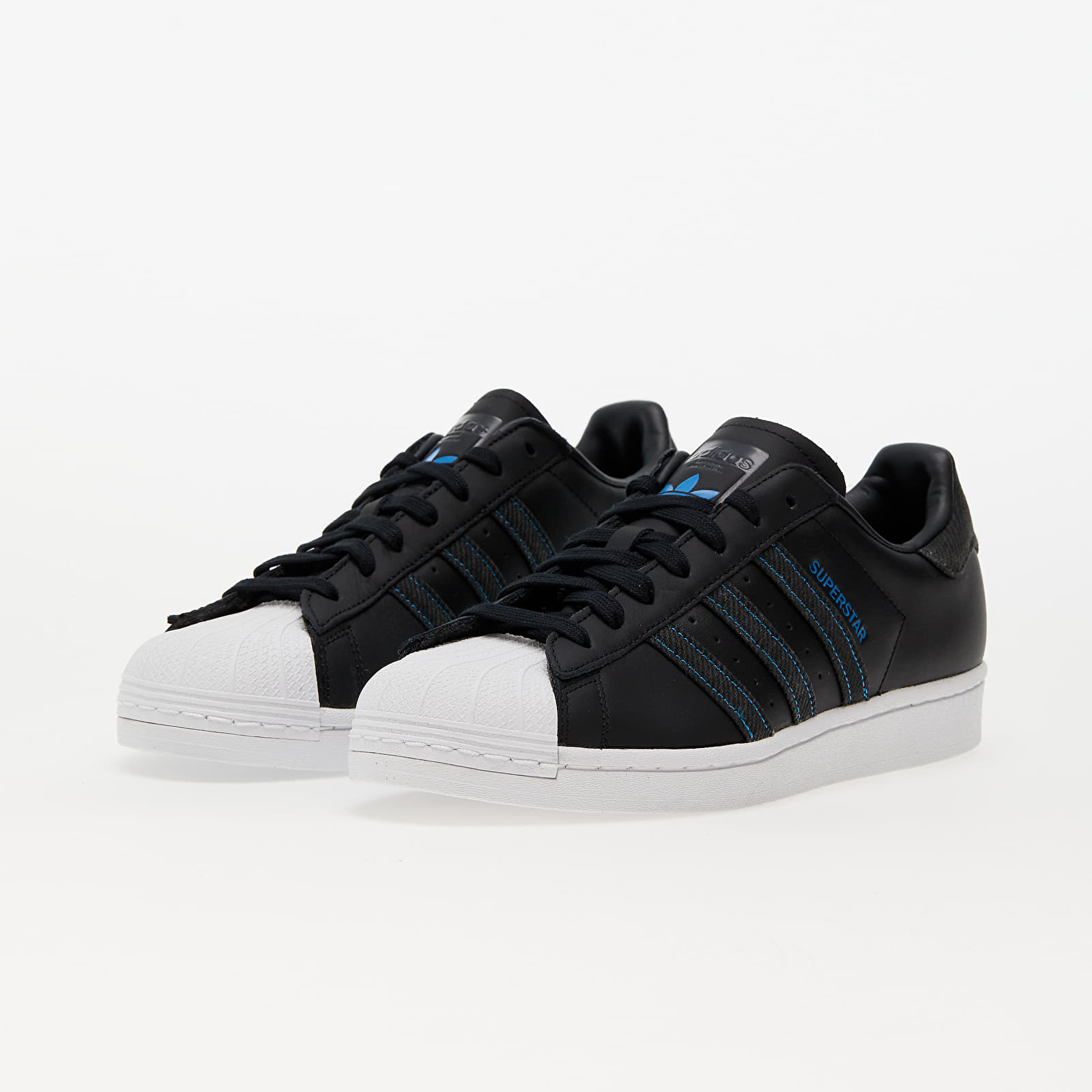 Men s sneakers and shoes adidas Superstar Core Black Core Black Brave Blue Queens