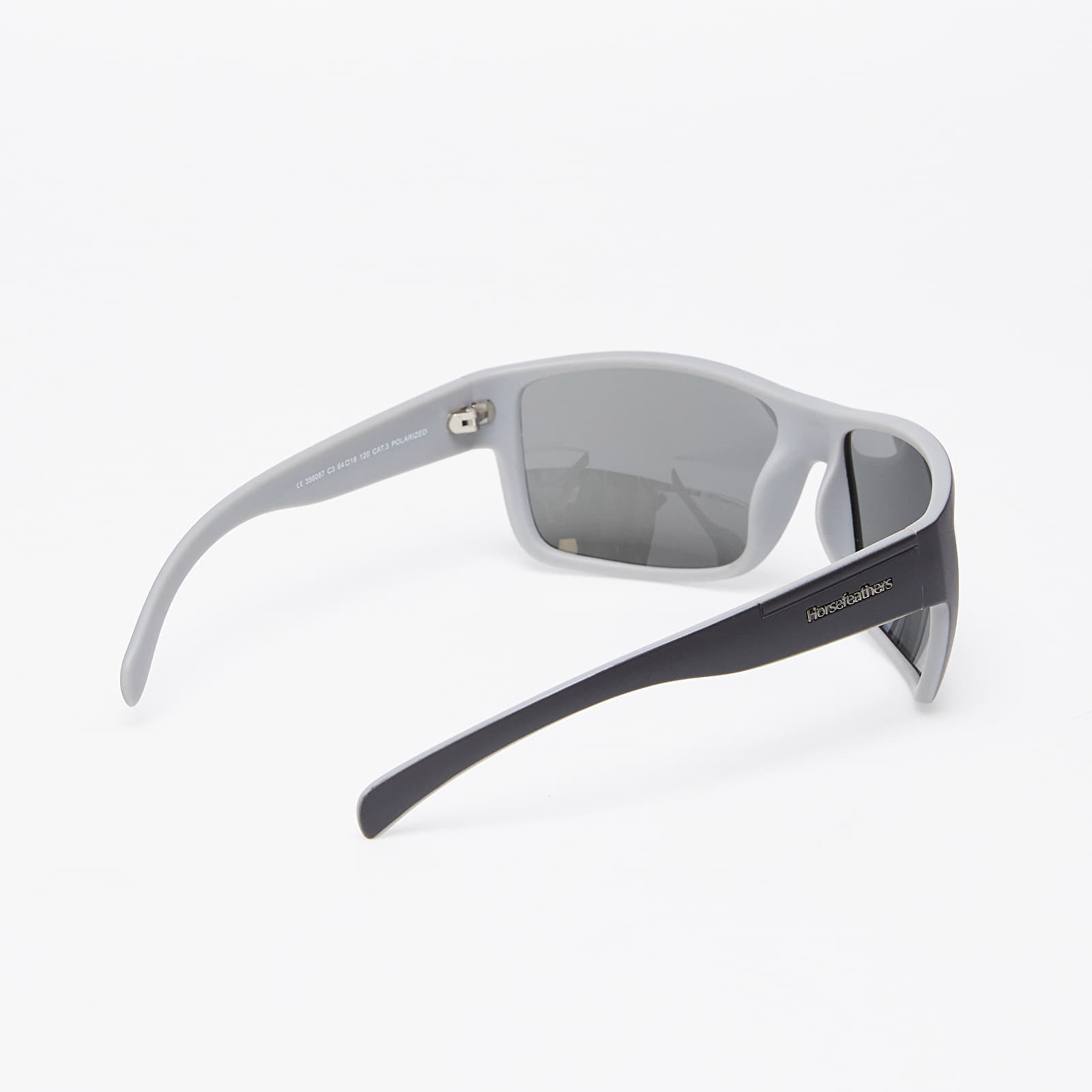 Solglasögon Horsefeathers Zenith Sunglasses Matt Black/ Mirror White