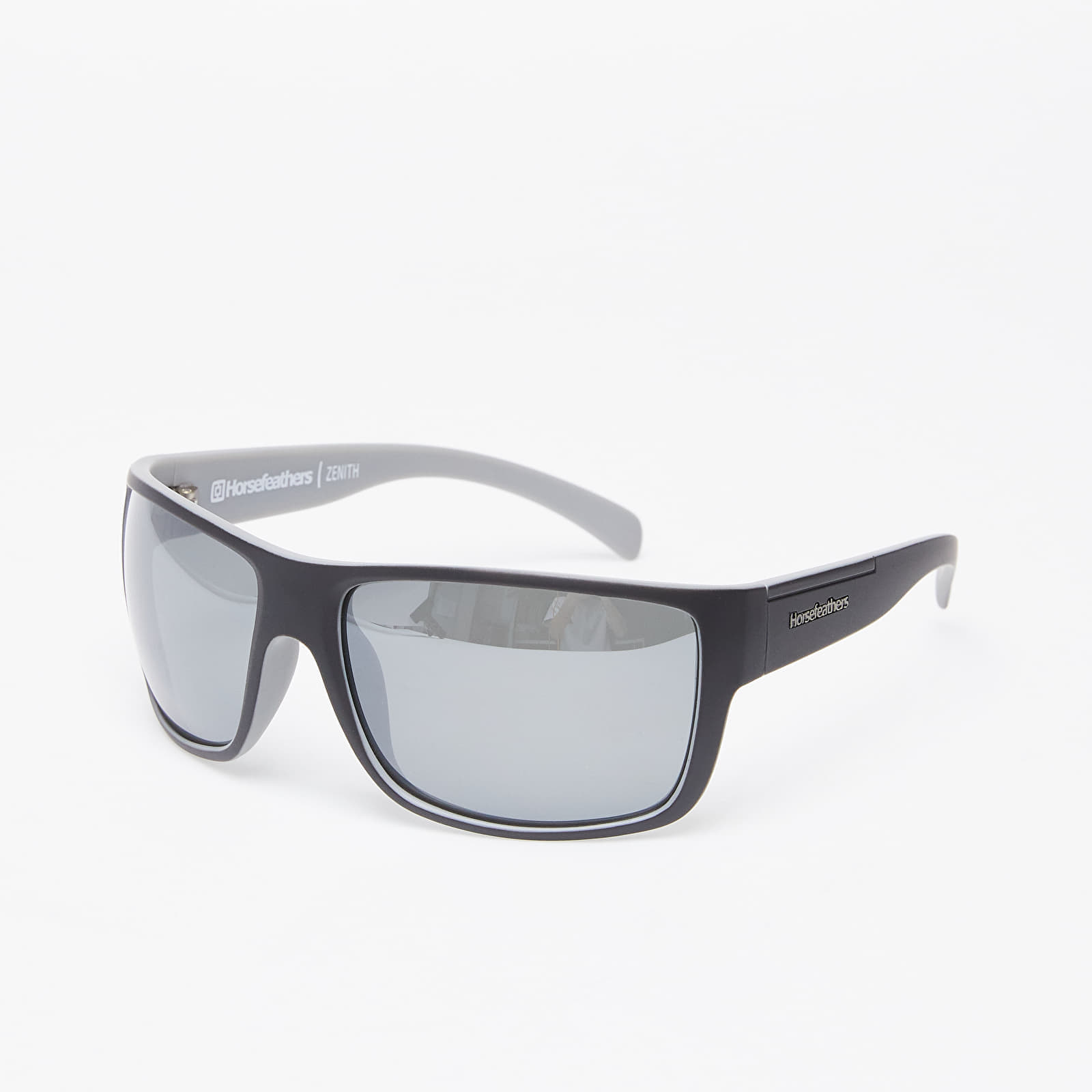 Solglasögon Horsefeathers Zenith Sunglasses Matt Black/ Mirror White