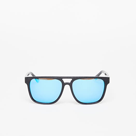 Sluneční brýle Horsefeathers Trigger Sunglasses Brushed Black/ Mirror Blue