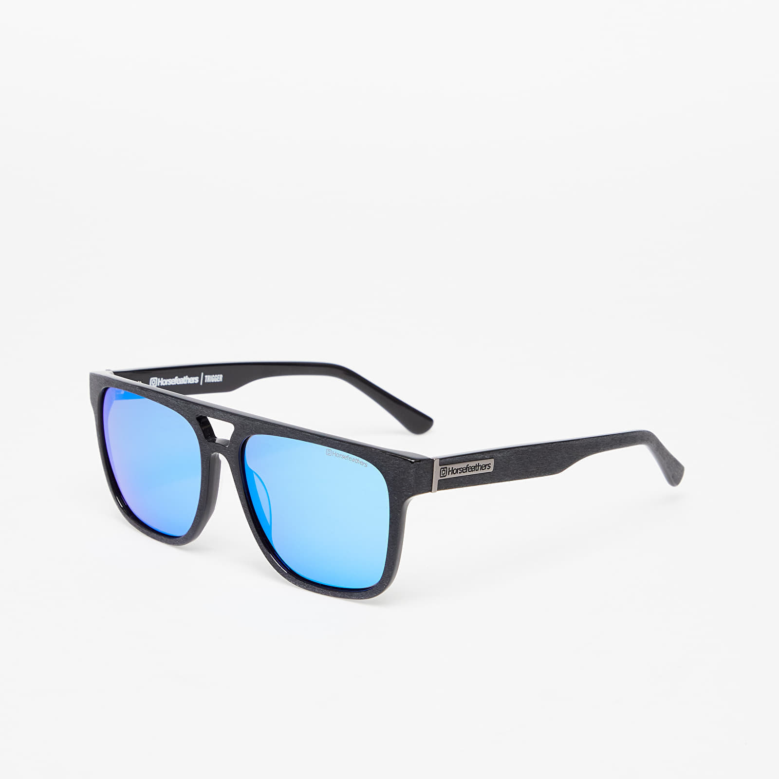 Päikeseprillid Horsefeathers Trigger Sunglasses Brushed Black/ Mirror Blue