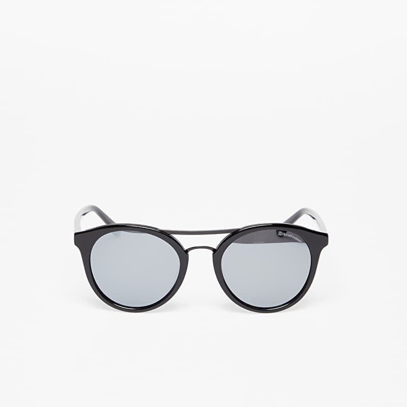 Solbriller Horsefeathers Nomad Sunglasses Gloss Black/ Mirror White