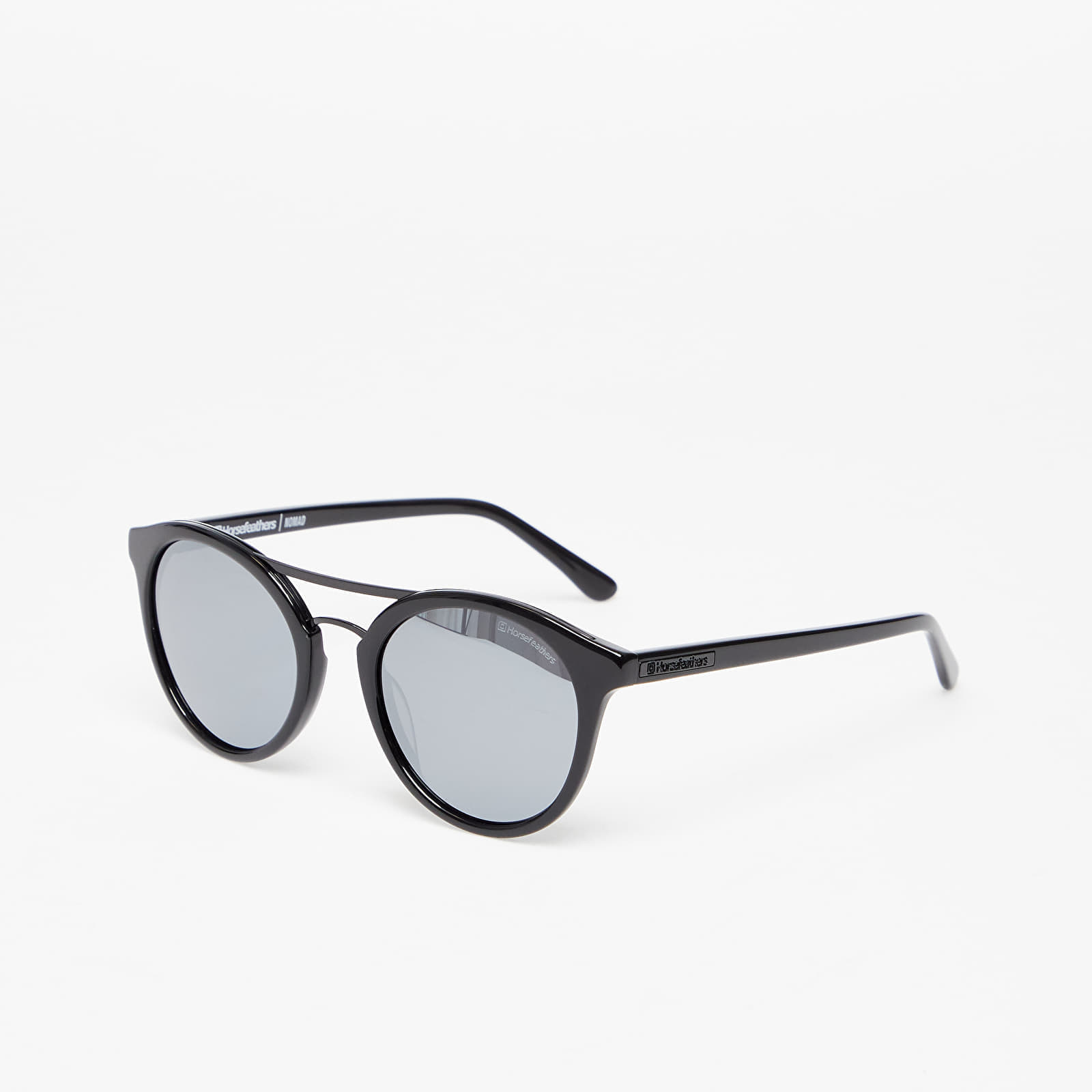 Okulary przeciwsłoneczne Horsefeathers Nomad Sunglasses Gloss Black/ Mirror White