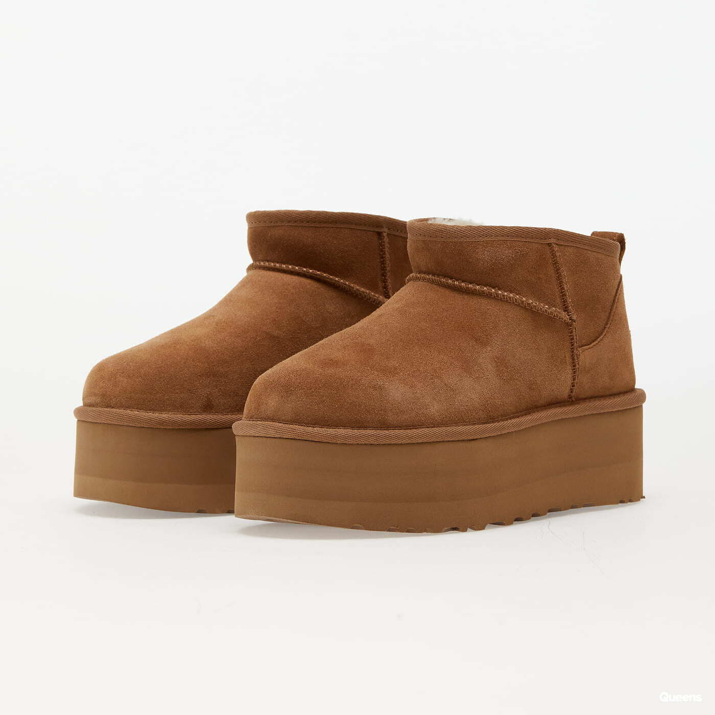 Dámské tenisky a boty UGG W Classic Ultra Mini Platform Chestnut