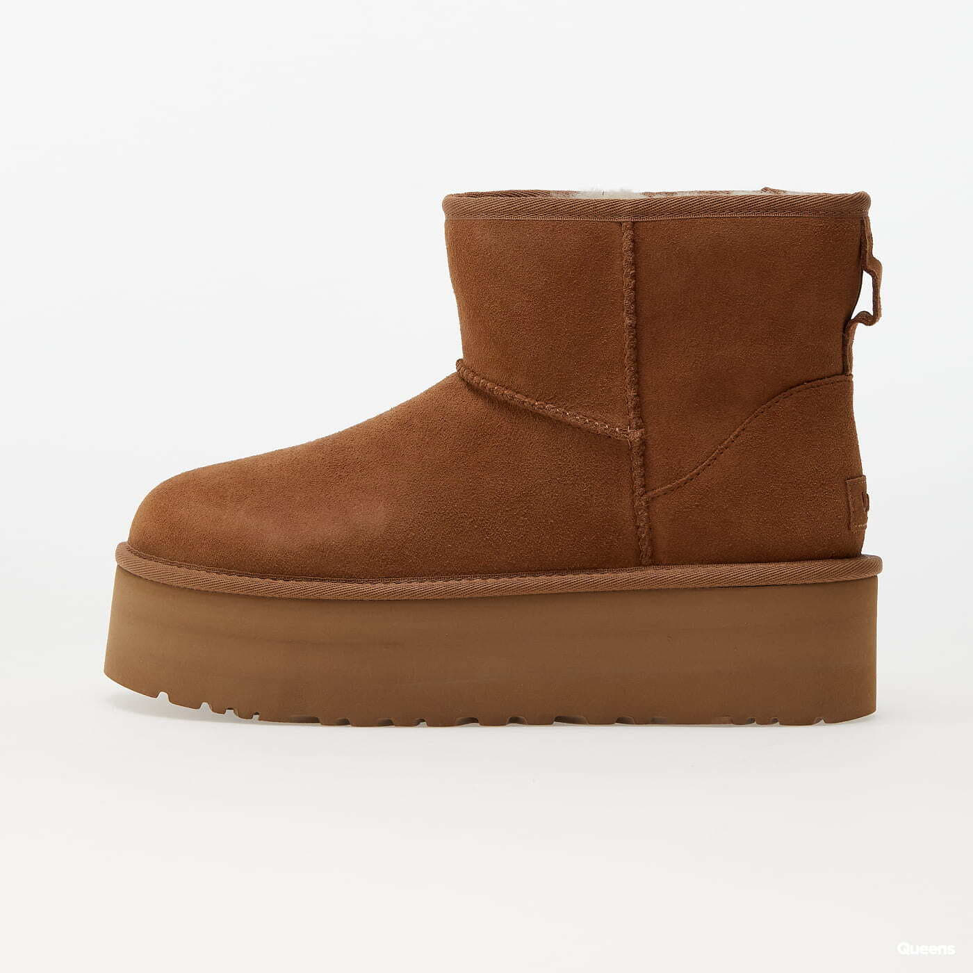 Joggesko og sko for kvinner UGG W Classic Mini Platform Chestnut