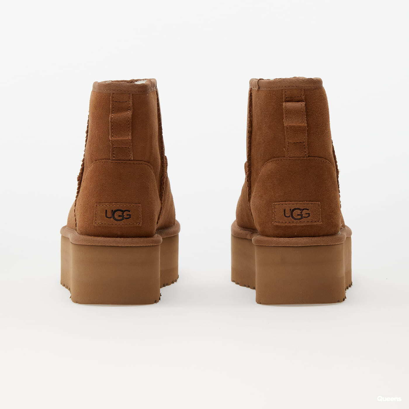 Joggesko og sko for kvinner UGG W Classic Mini Platform Chestnut