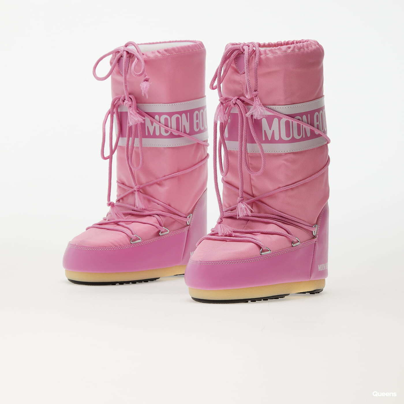 Sneakers und Schuhe für Frauen Moon Boot Icon Nylon Pink