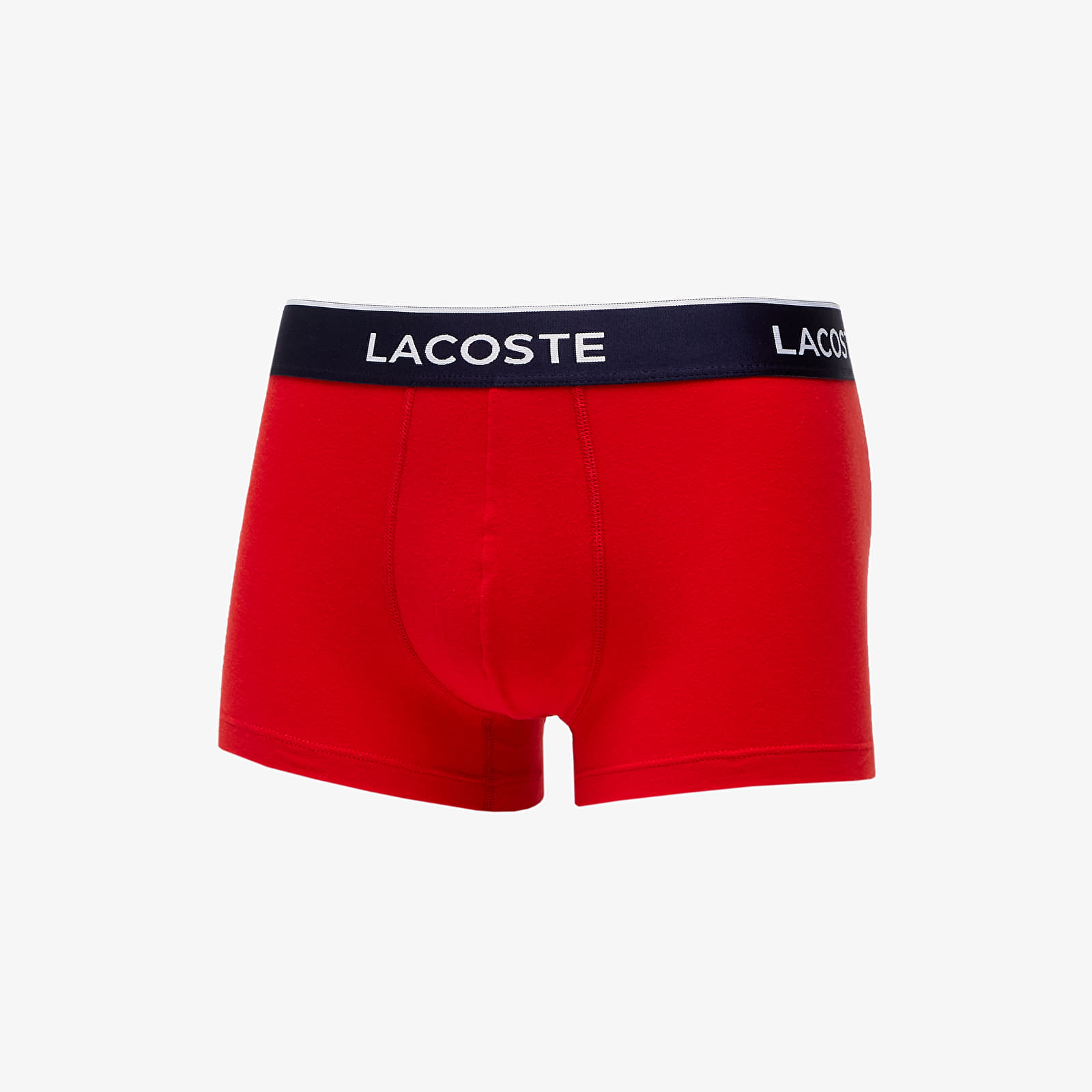 Bokserki LACOSTE Underwear Trunk 3-Pack Navy Blue/ Red/ Methylene