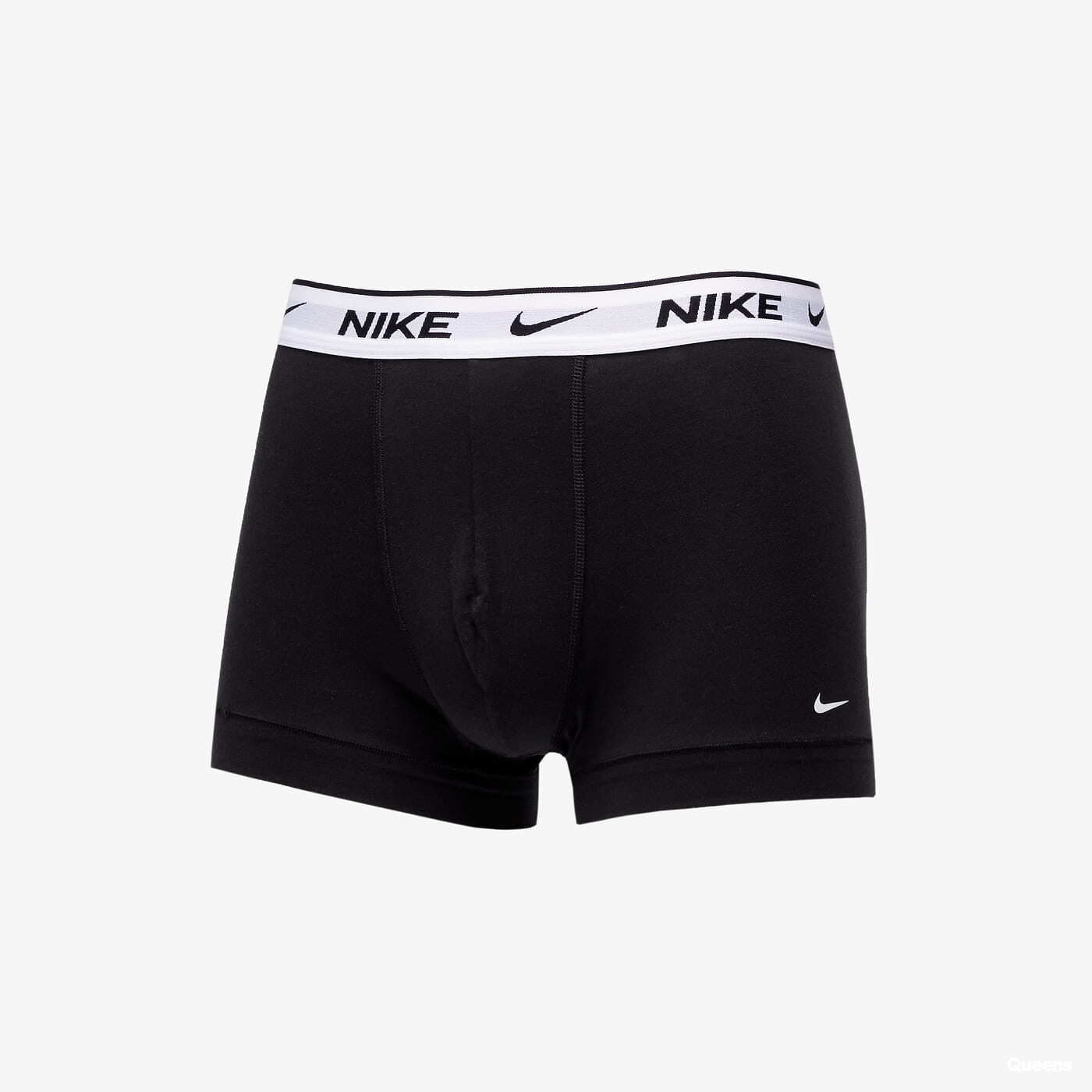 Boxeralsó Nike Dri-FIT Everyday Cotton Stretch Trunk 3-Pack Black/ White