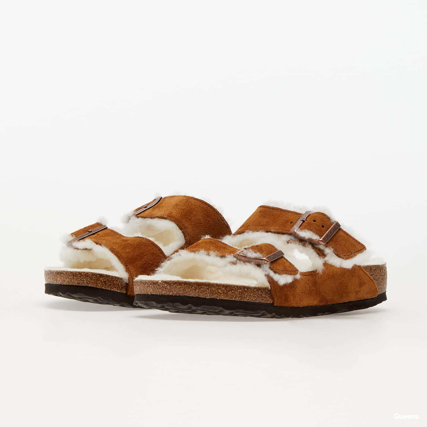 Sneakers und Schuhe für Frauen Birkenstock Arizona Shearling Mink