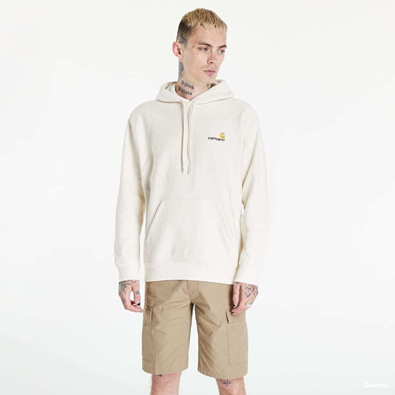 Sweatshirt Carhartt WIP Hooded American Script Sweat UNISEX Natural