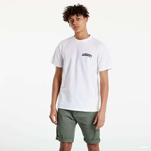 Tričko Carhartt WIP S/S University Script T-Shirt White/ Black
