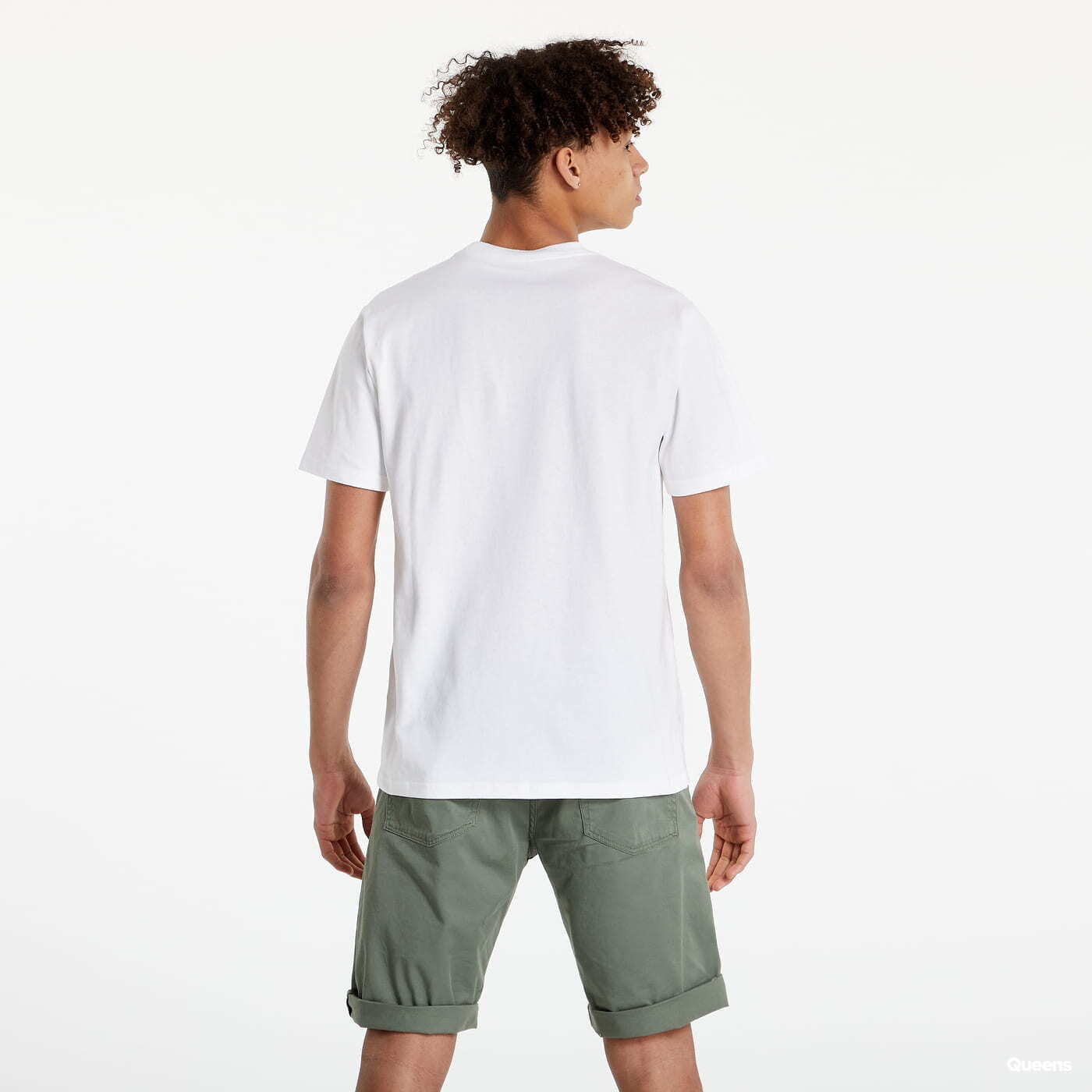 Heren T-shirts Carhartt WIP S/S University Script T-Shirt White/ Black