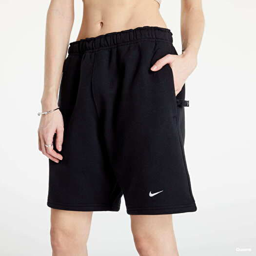 Swoosh fleece shorts discount