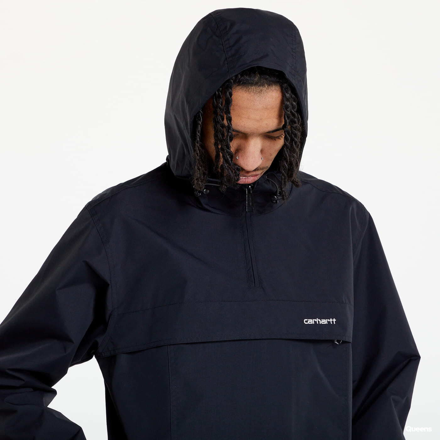 Windbreakers Carhartt WIP Windbreaker Pullover UNISEX Black/ White