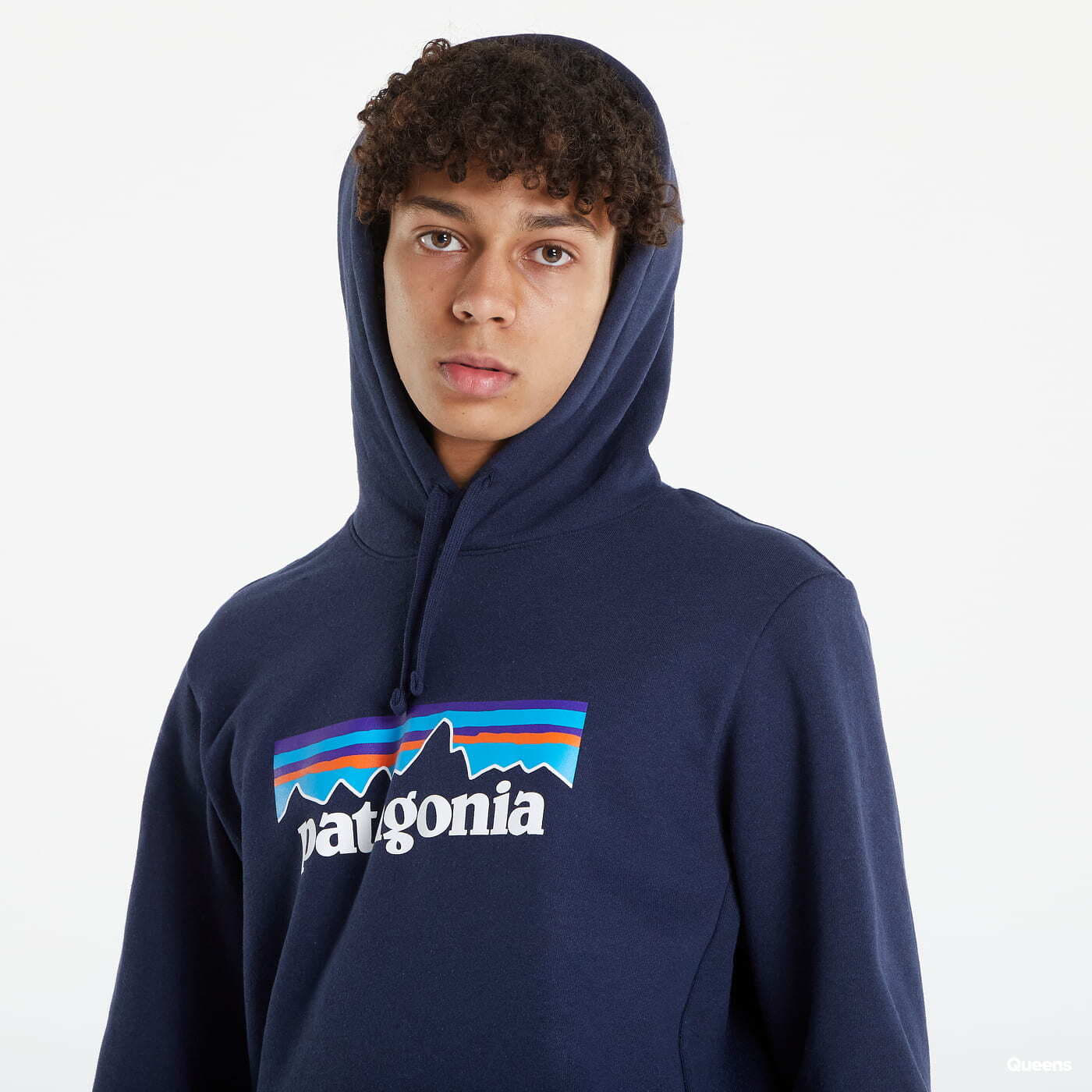 Mikiny Patagonia Logo Uprisal Hoody navy