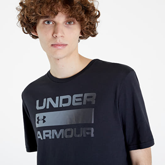 T shirts Under Armour Team Issue Wordmark Ss Black Queens
