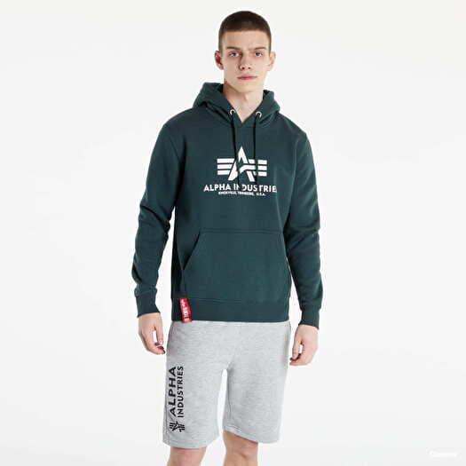 Sweatshirts Alpha Industries Basic Hoody Green Queens