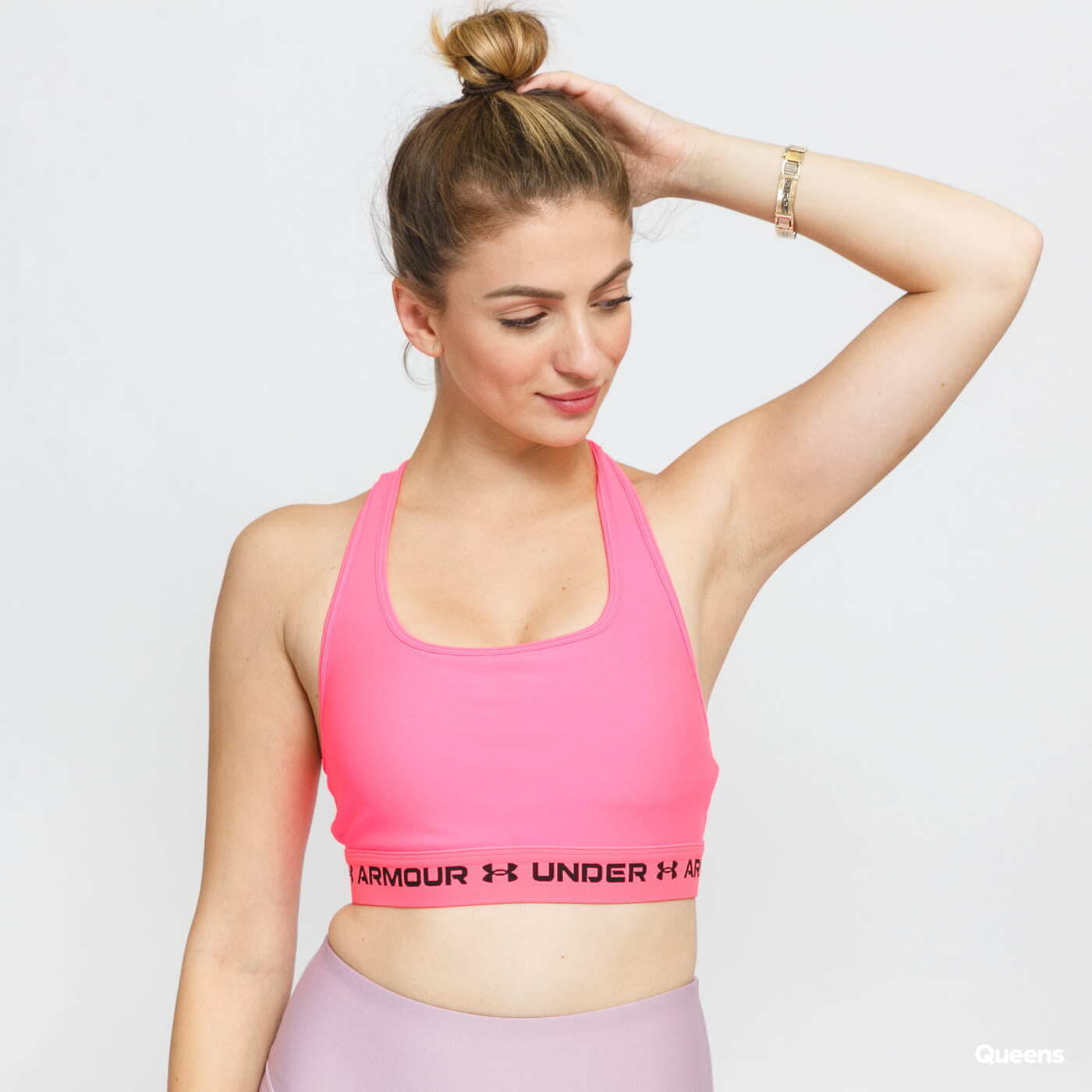 Under Armour Crossback Mid Bra Pink XS