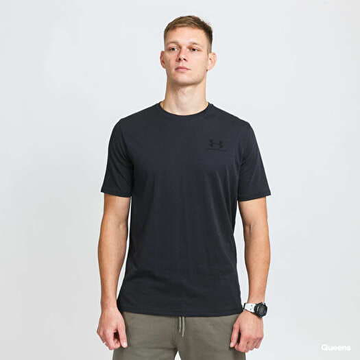 Tričko Under Armour Sportstyle Left Chest SS Tee černé