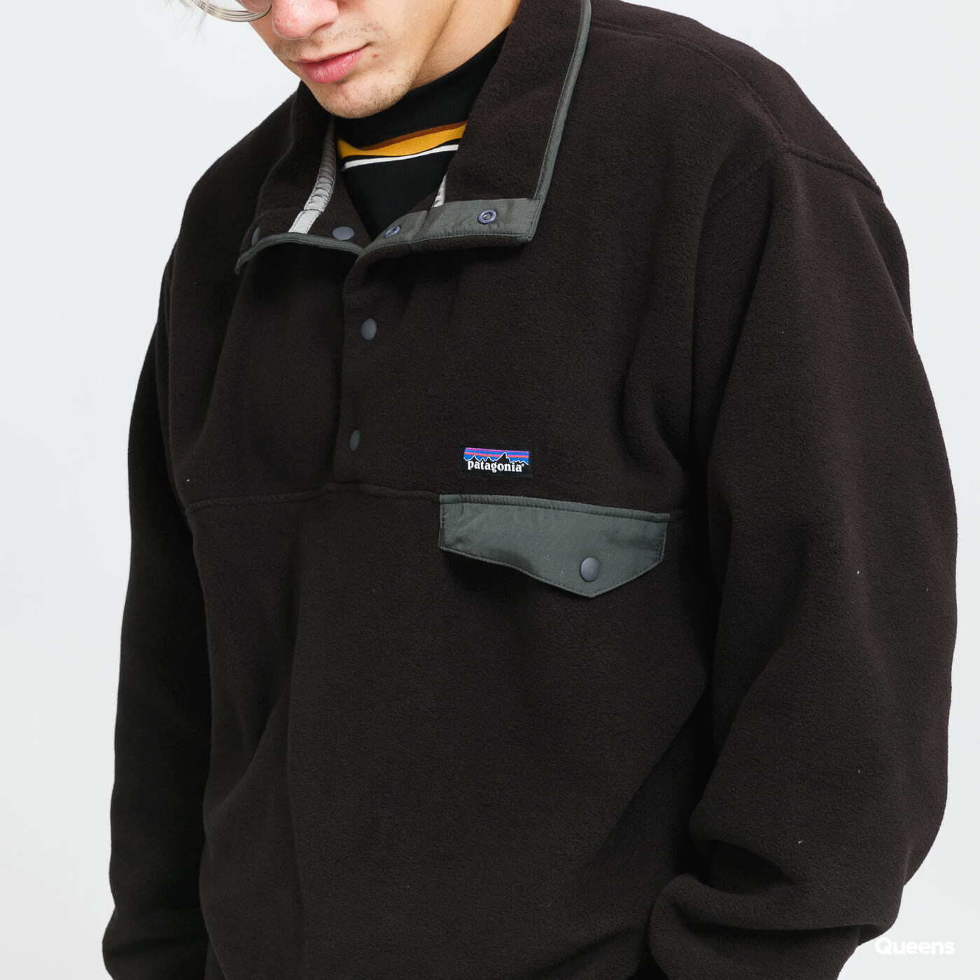 Bluzy Patagonia M's Synchilla Snap-T Fleece Pullover Black