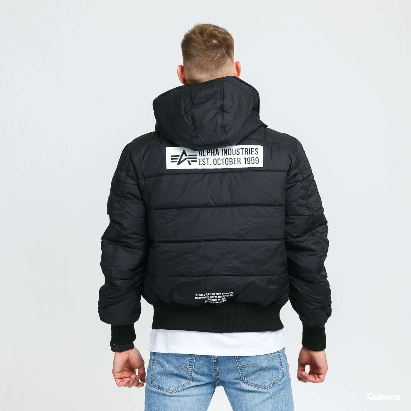 Bundy Alpha Industries Hooded Puffer FD Reversible Black
