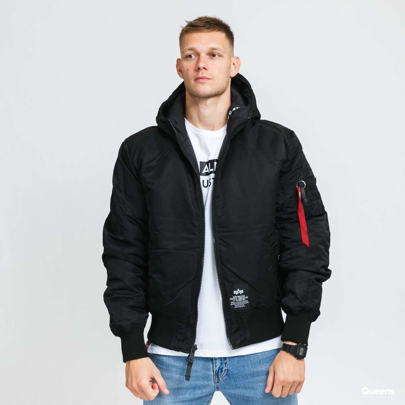 Bundy Alpha Industries Hooded Puffer FD Reversible Black