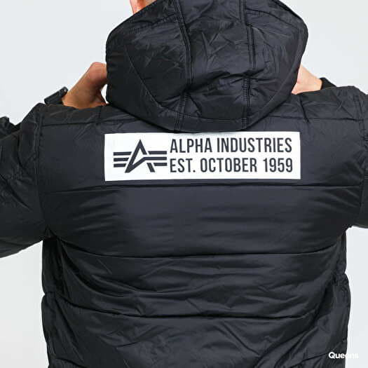Alpha industries hooded puffer jacket 2025