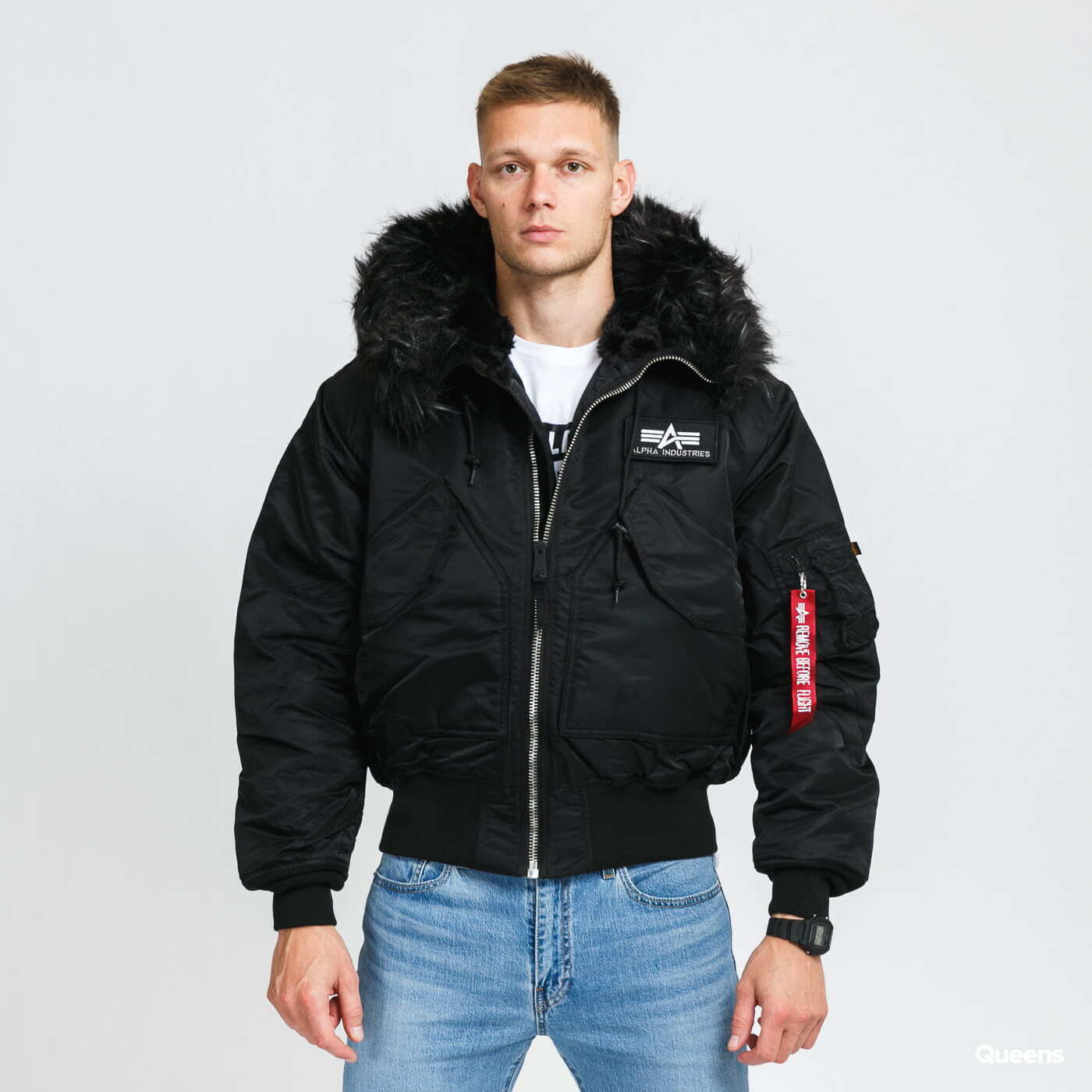 Jacket Alpha Industries 45P Hooded Custom Black XXL