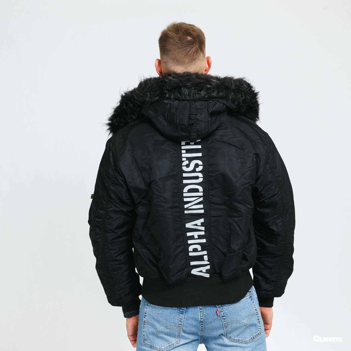 Jackets Alpha Industries 45P Hooded Custom Black