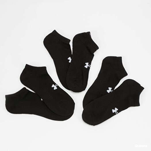 Under Armour 3Pack Core No Show Socks černé