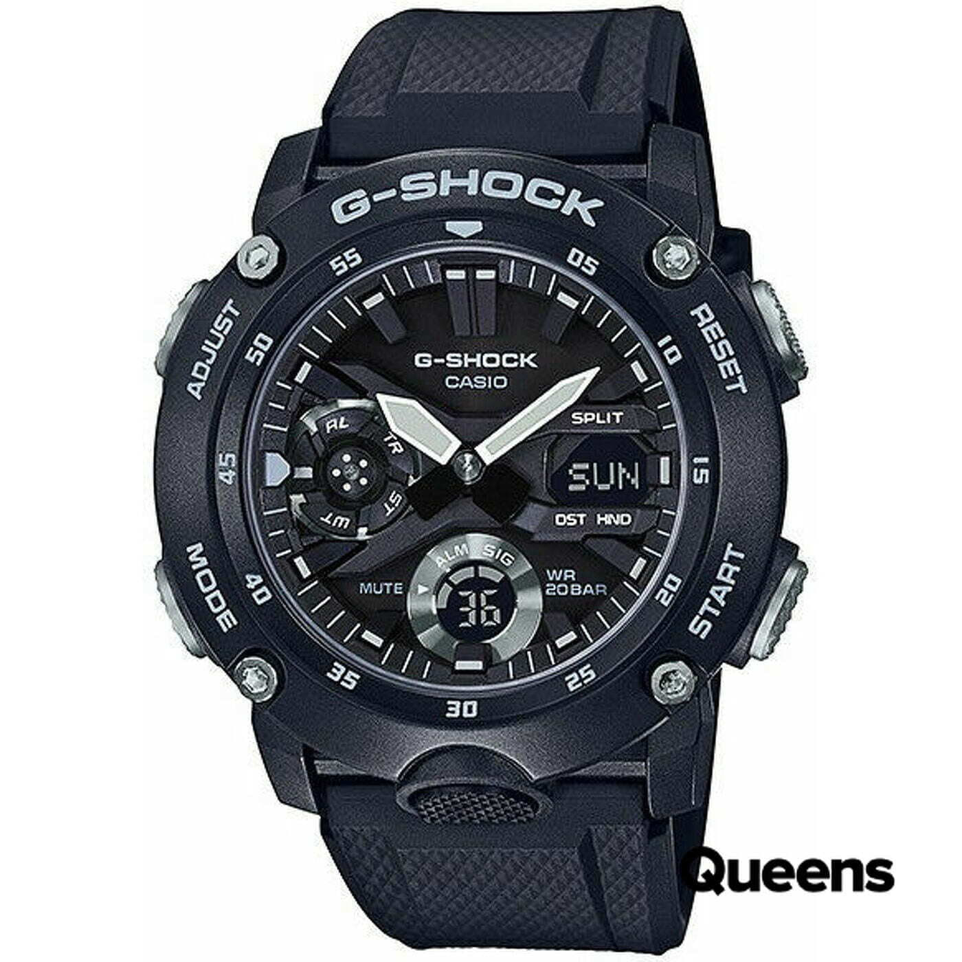 Uhren Casio G-Shock GA 2000S-1AER "Carbon Core Guard" Black