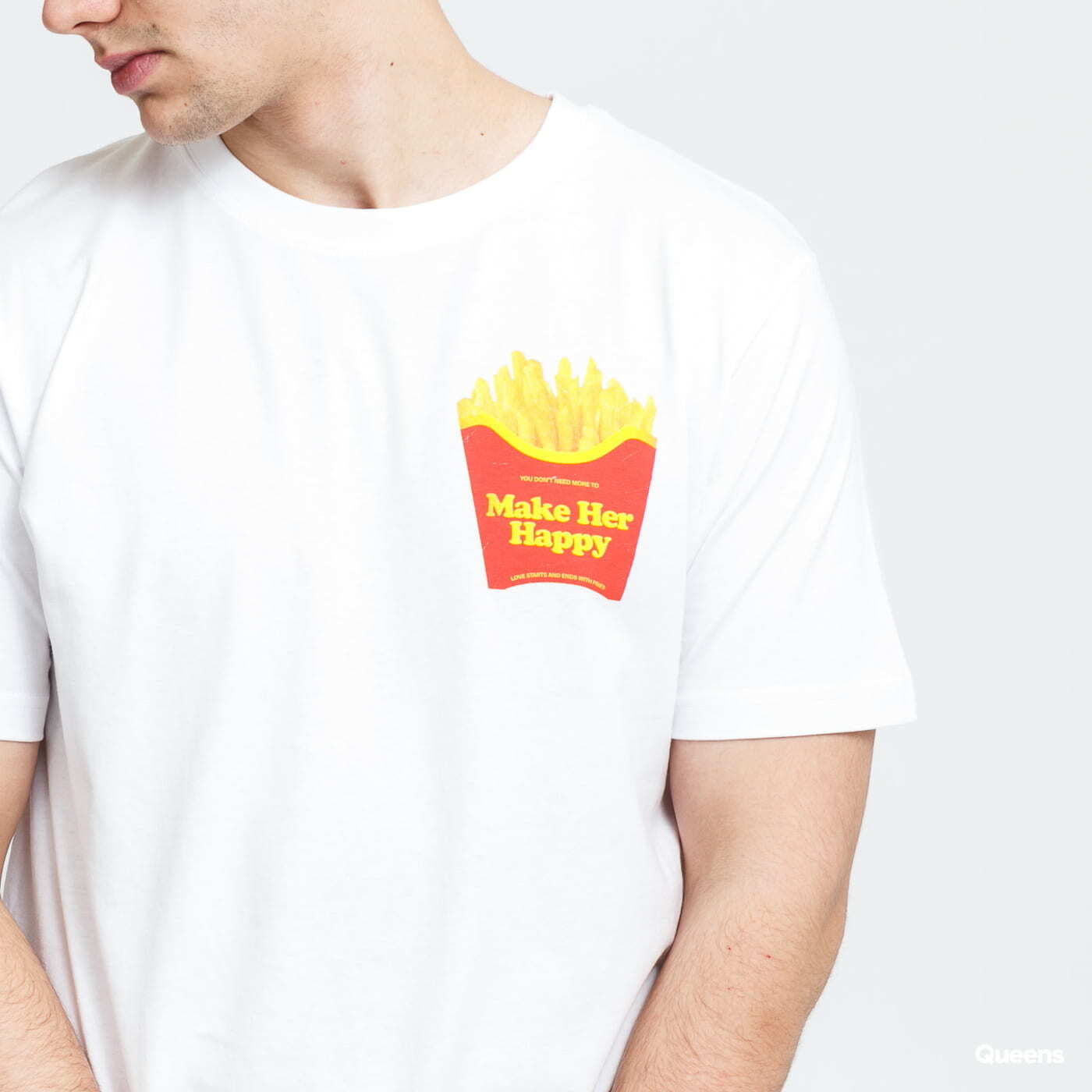 T-shirts Urban Classics Make Her Happy Tee White