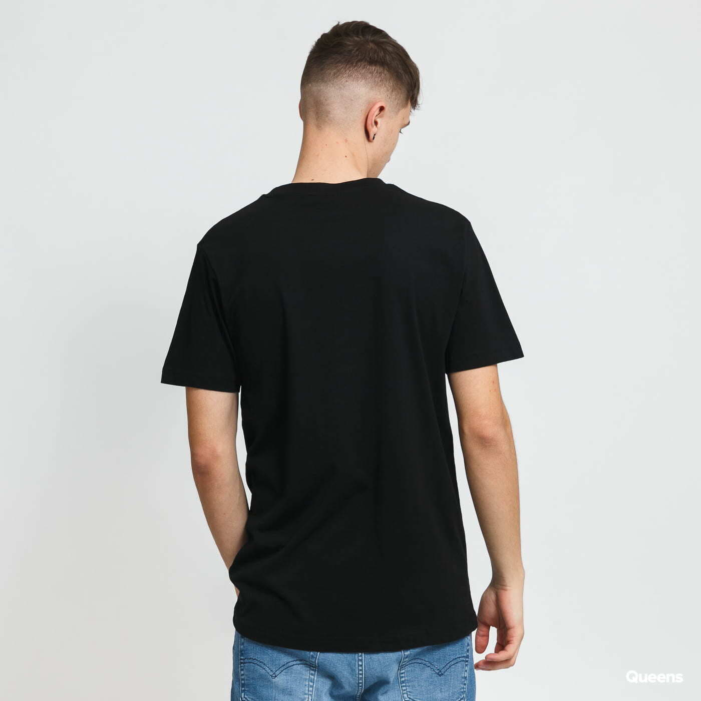 T-shirts Urban Classics Lost Youth Rose Tee Black