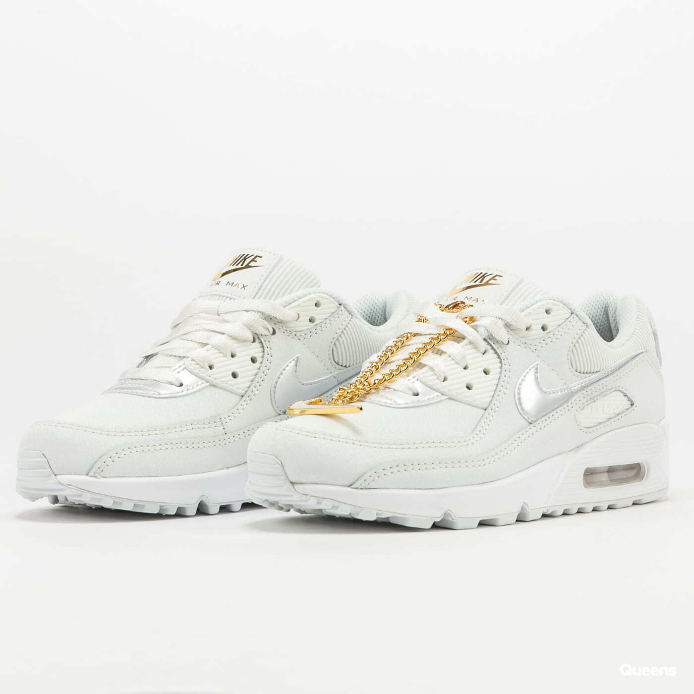 Сникърси Nike Wmns Air Max 90 Summit White/ Summit White-Dark Beetroot EUR 42