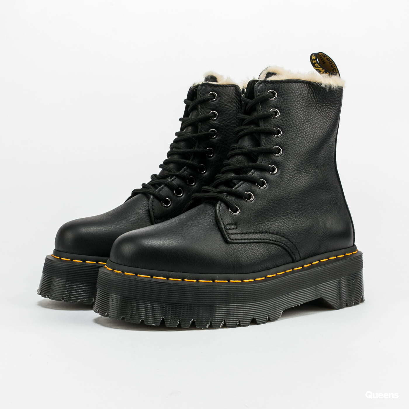 Men's sneakers and shoes Dr. Martens Jadon Fl 8 Eye Boot Black