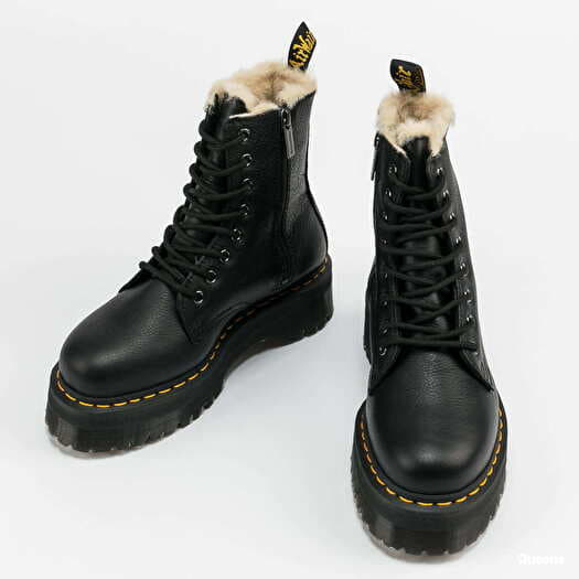 Men s sneakers and shoes Dr. Martens Jadon Fl 8 Eye Boot Black Queens