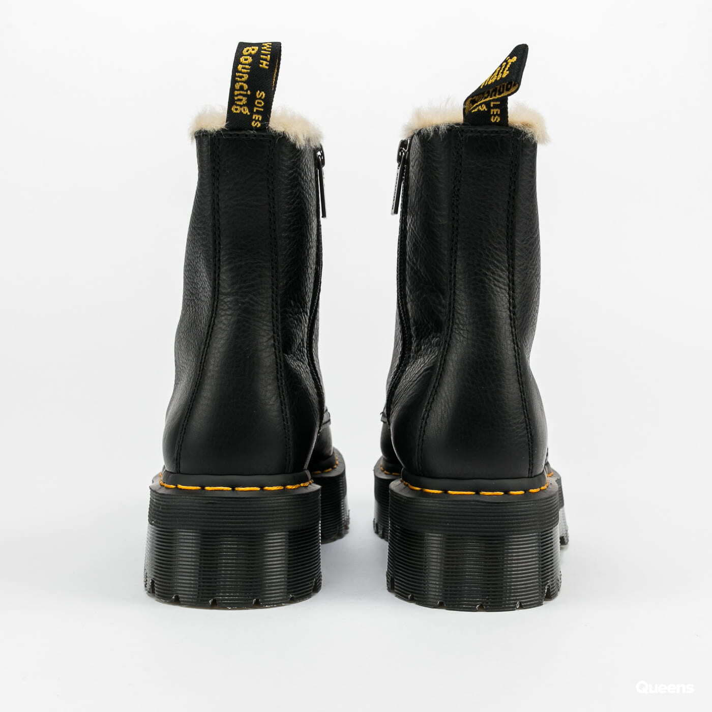 Men s sneakers and shoes Dr. Martens Jadon Fl 8 Eye Boot Black Queens
