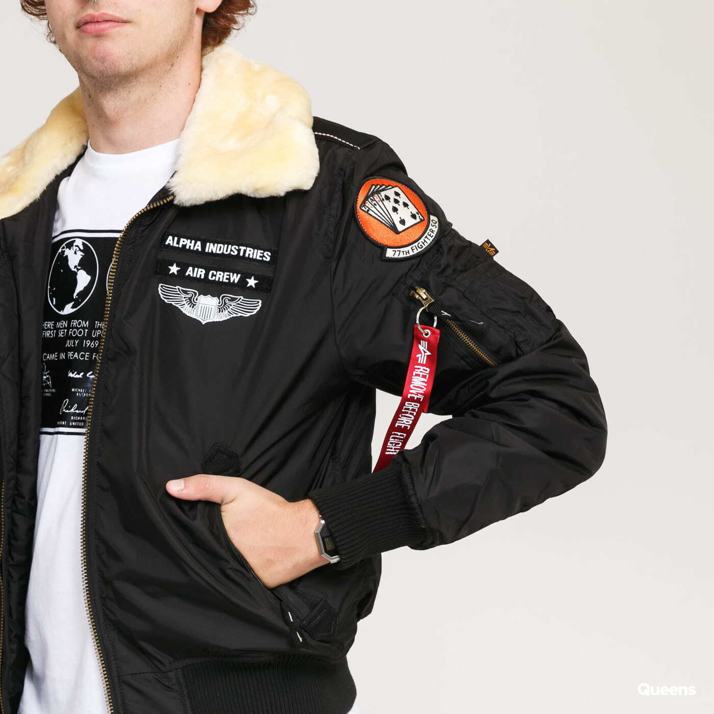 Vestes  Alpha Industries Injector III Air Force Black