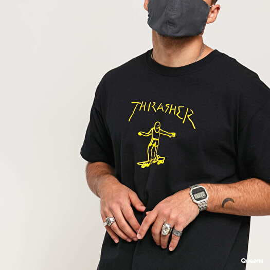 T shirts Thrasher Gonz Tee Black Queens
