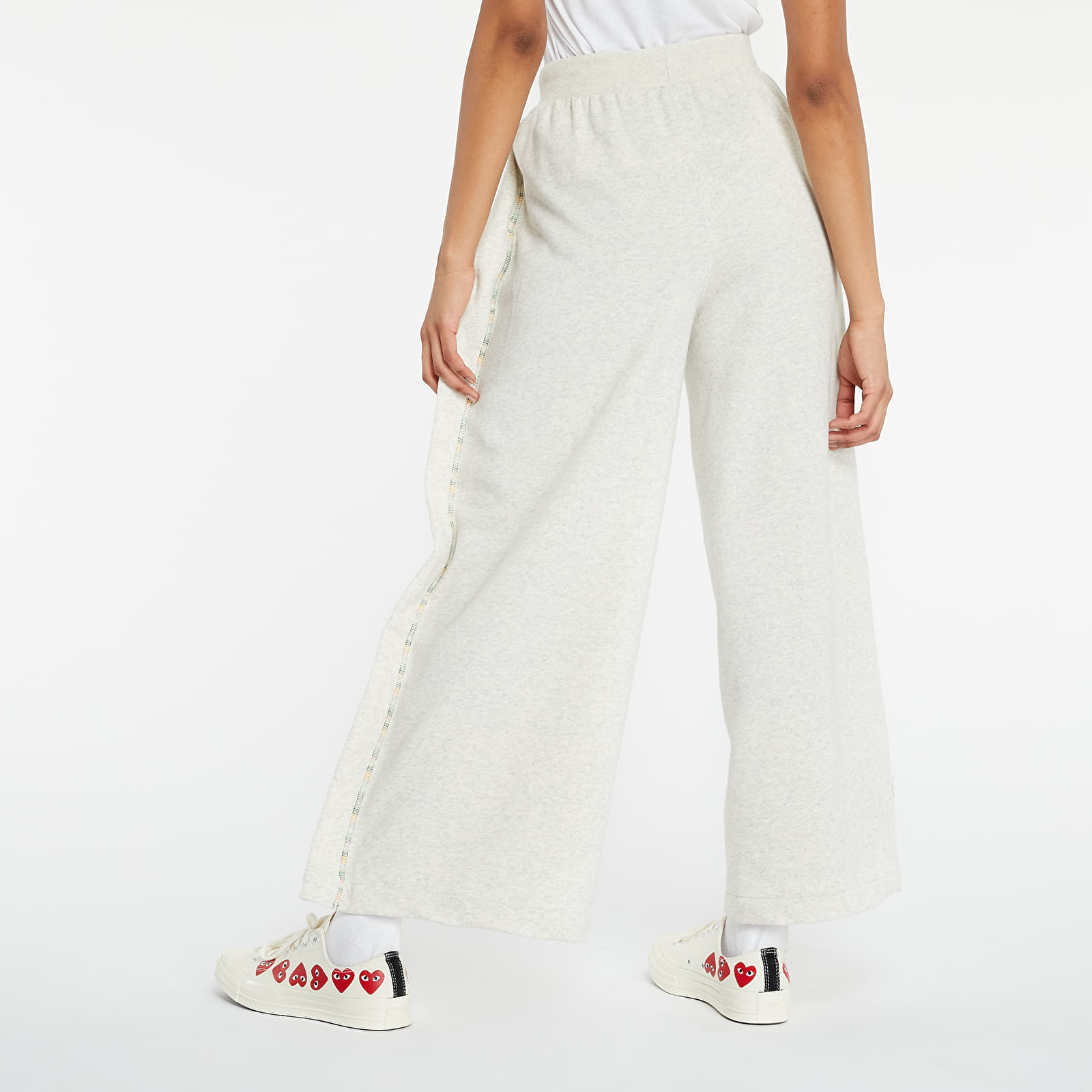 Tepláky Nike Sportswear W Pant Earth Day Mid-Rise Oatmeal Oatmeal Heather/ Light Bone/ White