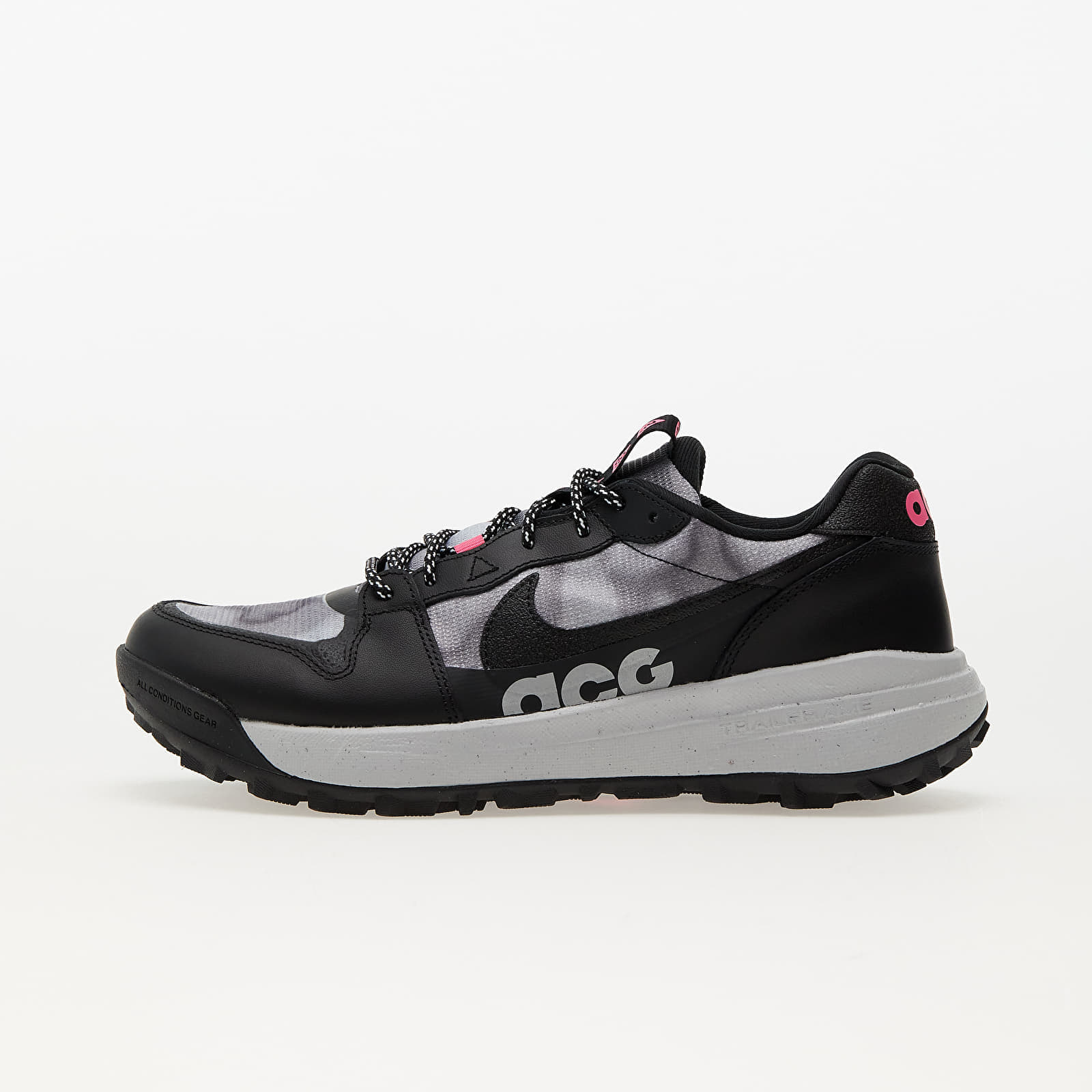 Adidași și pantofi pentru bărbați Nike ACG Lowcate SE Black/ Black-Hyper Pink-Wolf Grey