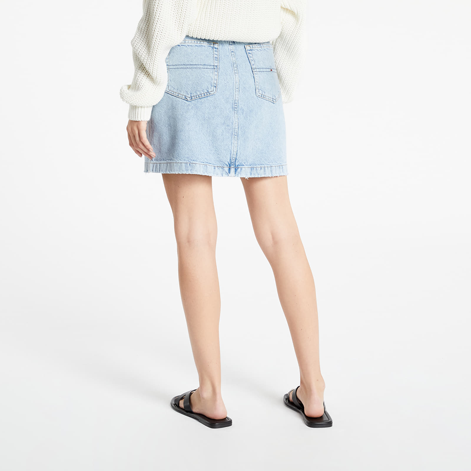 Rokken TOMMY JEANS Mom Skirt Denim Light