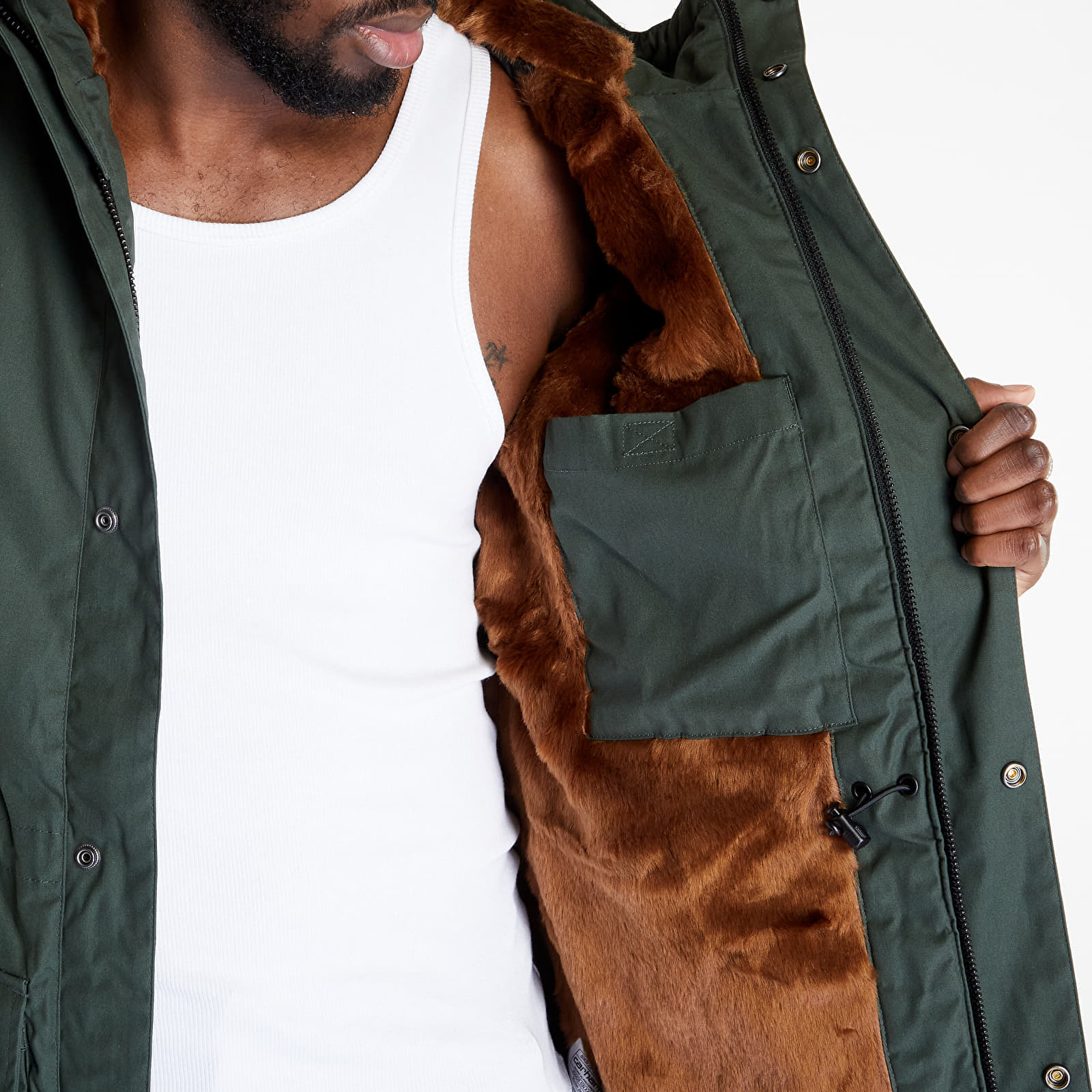 Jakne Carhartt WIP Morden Jacket Boxwood/ Tawny