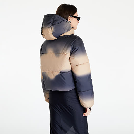 Jackets CALVIN KLEIN JEANS Gradient Puffer Jacket Gradient Aop Ck Black Camel Queens