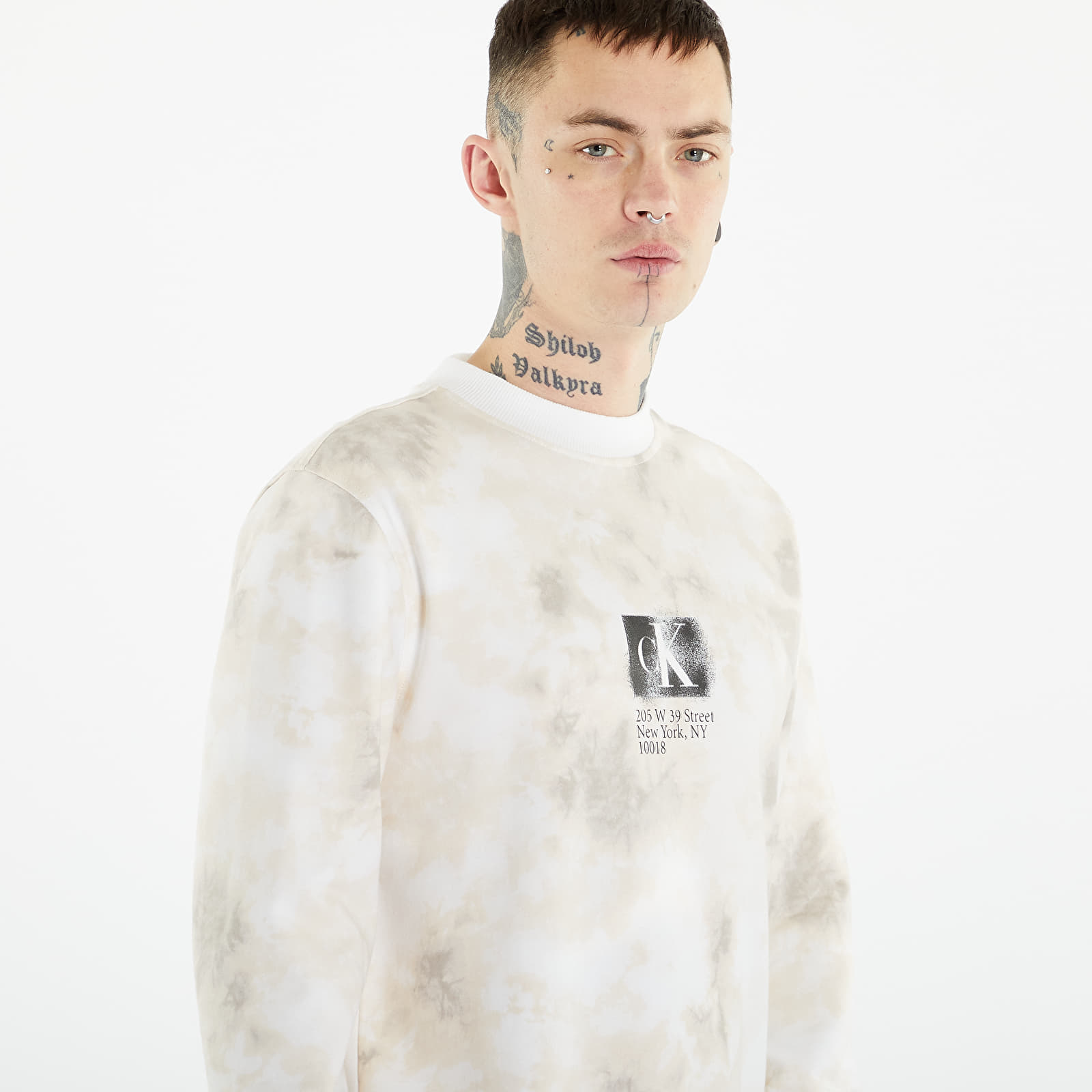 Mikiny Calvin Klein Jeans Tie Dye Crewneck Tie Dye Aop