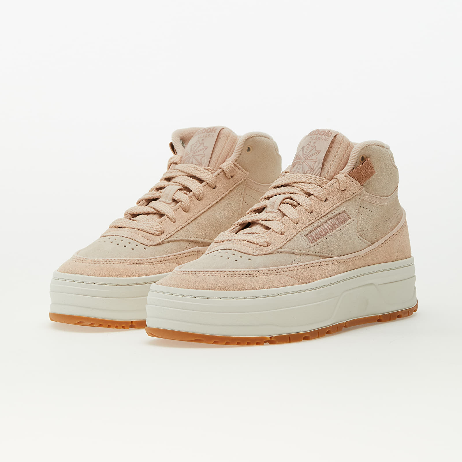 Dámské tenisky a boty Reebok Club C Geo Mid Soft Ecru/ BARBRW/ Reebok Grey 06