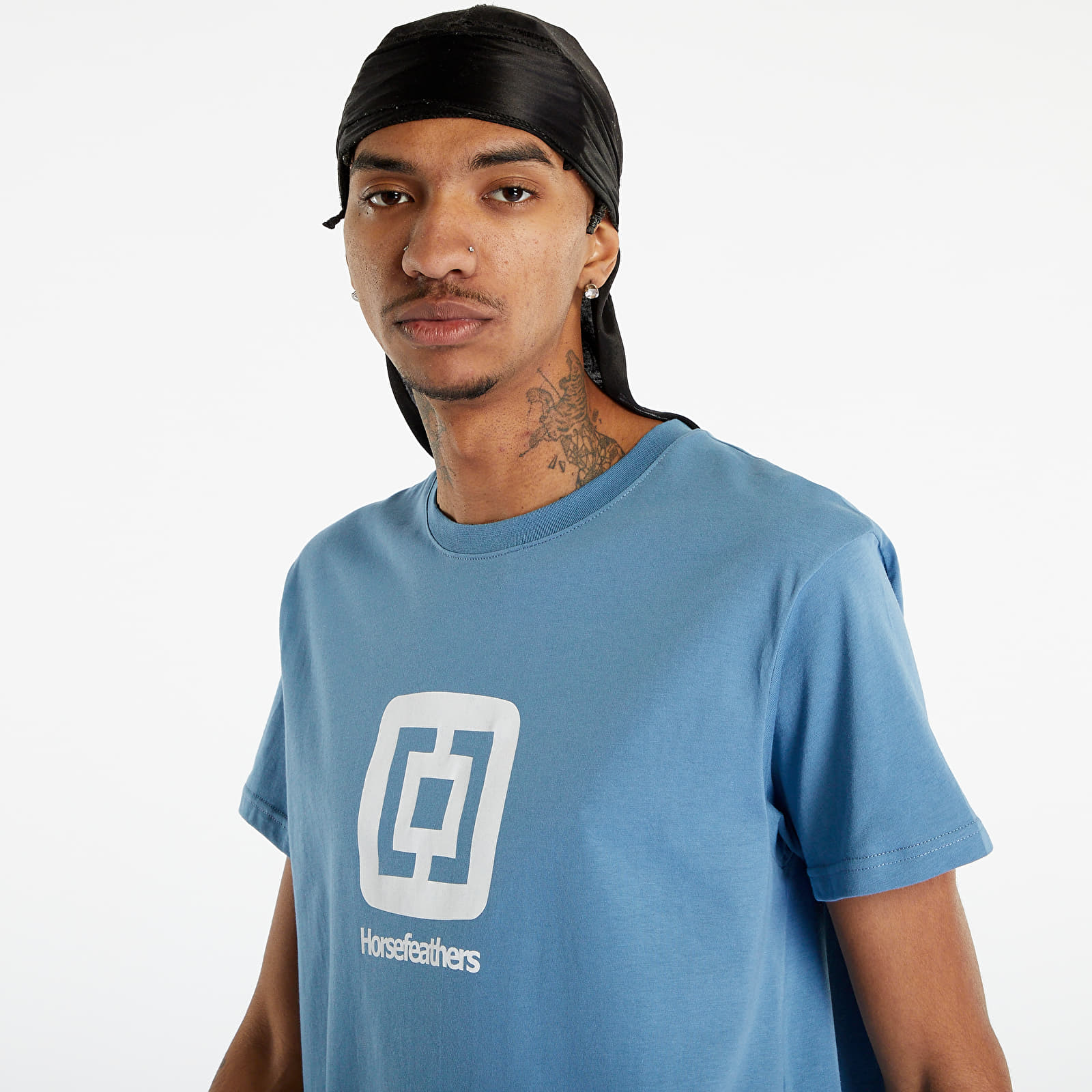   Μπλούζες Horsefeathers Fair Short Sleeve T-Shirt Blue Heaven