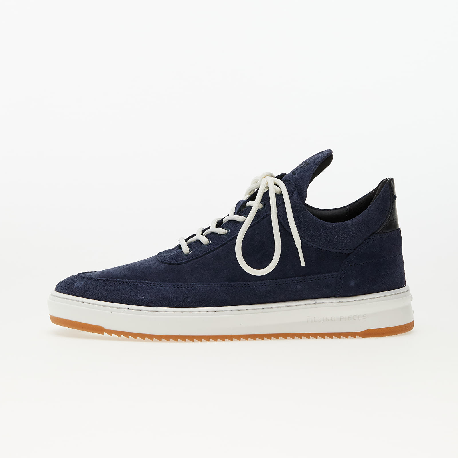 Men's sneakers and shoes Filling Pieces Low Top Ripple Suede Dark Blue