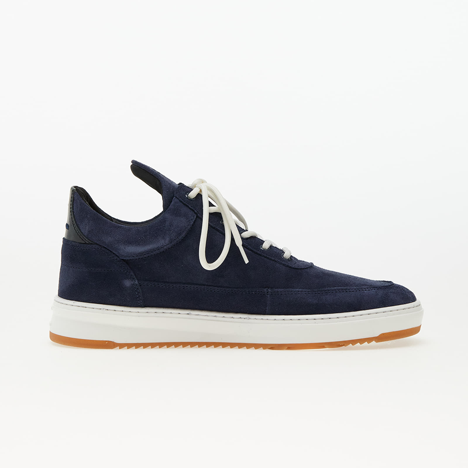 Men's sneakers and shoes Filling Pieces Low Top Ripple Suede Dark Blue